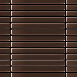 Linear Copper Tiles | Metal mosaics | Alloy