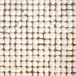 Cocomosaic tiles white patina 02-33 | Coconut mosaics | Cocomosaic